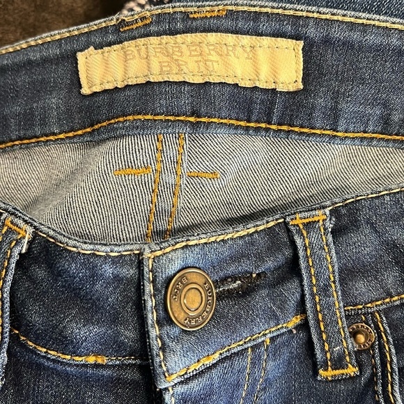 Burberry Brit Skinny Low Rise Medium Wash Jeans Size 27 - Picture 7 of 10